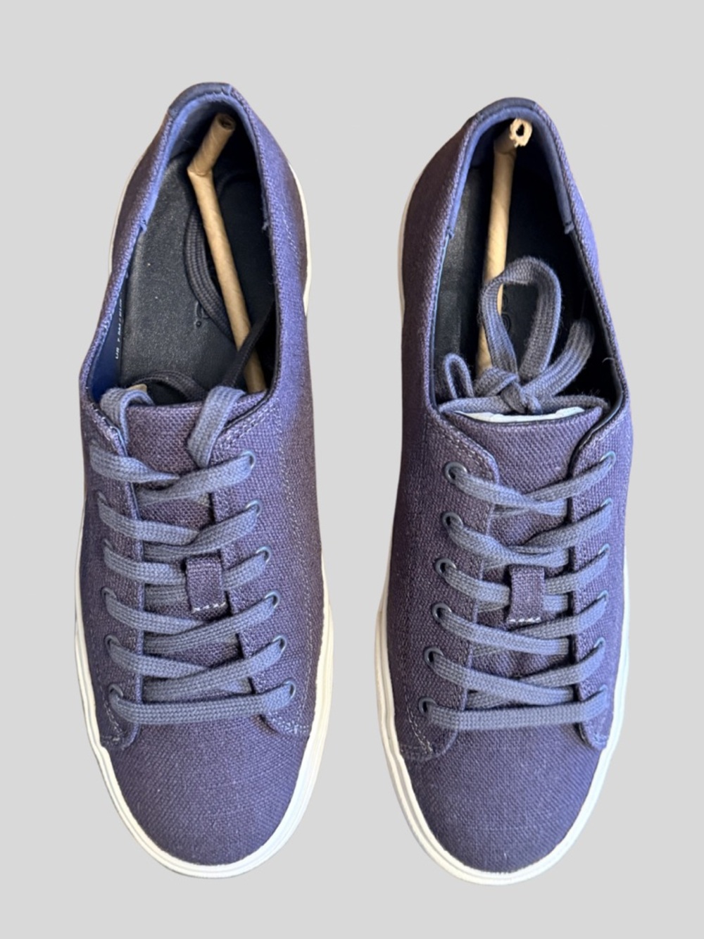 VINCE Womens Blue Coastal Padded Heaton Round Toe Platform Sneakers — NEW IN BOX - Picture 4 of 12